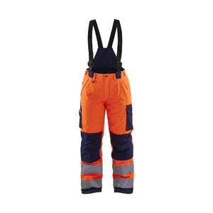 BLAKLADER - 788519775389C42 Pantalón de invierno Hi-Vis para mujer Naranja/Azul marino-EAN 7330509551271 ROPA DE TRABAJO DE LA HI-VIS - Product Image 1