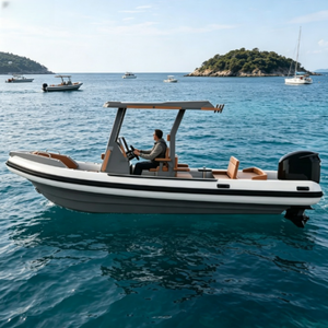 Gommone Gonfiabile di 6,8 <span class=keywords><strong>Metri</strong></span> con <span class=keywords><strong>10</strong></span> Posti, Yacht di Lusso Veloce con Cabina in Vendita - Product Image 2