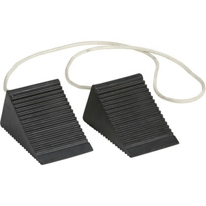 Cales <span class=keywords><strong>de</strong></span> <span class=keywords><strong>roue</strong></span> en caoutchouc avec cordes <span class=keywords><strong>de</strong></span> connexion, antidérapantes, pour la sécurité du stationnement des remorques, camping-cars, voitures et camions - Product Image 1