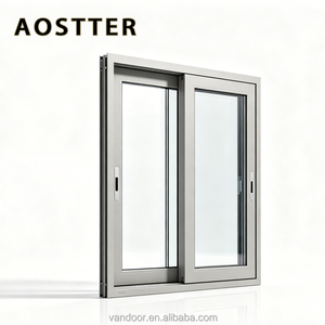 Fenêtres et portes sur mesure, étanches et isolantes, avec roulettes, fenêtres coulissantes en PVC, fenêtres en verre, fenêtres en PVC, fenêtres en UPVC - Product Image 2