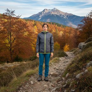 Giacca a vento JKT donna leggera con chiusura a cerniera imbottita in poliestere inverno/autunno sottile - Product Image 3