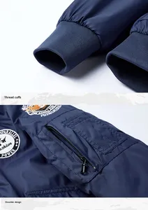 Chaqueta de algodón con forro polar de otoño e invierno para <span class=keywords><strong>hombre</strong></span>-Cuello vuelto, informal de moda, exportación transfronteriza - Product Image 5