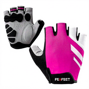 Cómodos guantes de fitness Material de poliéster Absorbe la humedad Transpirable Correa de muñeca ajustable Tire de levantamiento de pesas Deportes - Product Image 1