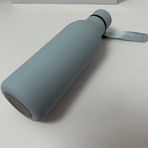 Custom Logo Matte Stainless Steel Water Bottle with Lanyard, 500ml Double Wall Vacuum <b>Insulated</b> <b>Flask</b> for Outdoor & Promotional - Product Image 2