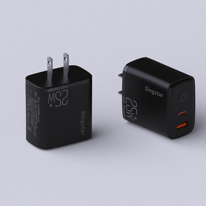 Chargeur USB Type C LED <span class=keywords><strong>Singstar</strong></span> 25W à charge rapide PD pour 17 Pro Max - Compatible écologique avec les écouteurs - Product Image 3