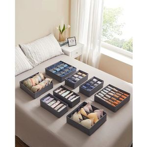 High Quality Home Separated Underwear Storage <b>Box</b> Hot Selling 7/16/24 Grids <b>Sock</b> Storage Organizer Boxs - Product Image 5