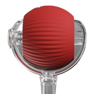 Giocattolo Ecologico per Gatti a Forma di Palla Divertente, Auto-Giocante Anti-Noia, Accessori per Animali Domestici, Giocattolo in Silicone con Piume da 6cm per Gatti - Product Image 6