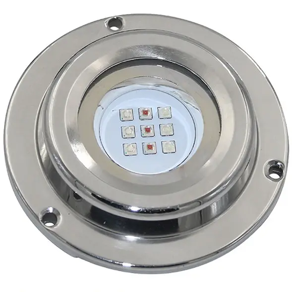 Marine grade 316L stainless steel surface mount led underwater light for boat yacht