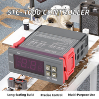 Thermostat numérique STC 1000 pour la réfrigération, le chauffage, le refroidissement, l'aquarium