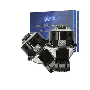 IDISON <span class=keywords><strong>Z6</strong></span> 3 pulgadas Hi Lo Mini proyector lente coche estilo faro con 3000K 8000LM diseño de luz enfocada modelo X5 2 años de garantía - Product Image 1