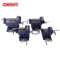 6 "étau à glissière croisée perceuse presse étau de fraisage force industrielle forage de bureau adapté au travail du bois étau de presse croisée