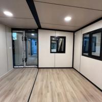 Maison conteneur préfabriquée extensible de haute qualité 40 pieds 20 pieds, 1 2 3 4 5 chambres, maison modulaire de luxe en promotion, unité d'habitation complémentaire