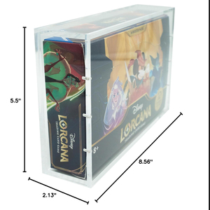 Boîte de présentation en acrylique transparente de qualité supérieure, protégée contre les UV, pour Disneye Lorcana TCG Chapter Booster Box, boîte de booster japonaise, boîte en acrylique - Product Image 3