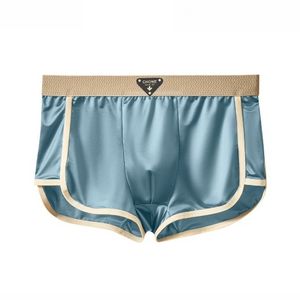 8226 Caleçon Américain Confortable pour <span class=keywords><strong>Homme</strong></span> Pantalon de <span class=keywords><strong>Pyjama</strong></span> Décontracté en Soie de Mûrier en Stock Usine Chinoise - Product Image 3