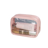 Sac cosmétique de maquillage clair en PVC holographique de mode