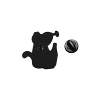 Mini chat mignon buvant du vin rouge émail broche Badge vin rouge broches Souvenir pour les amateurs de vin ou les meilleurs amis article chaud