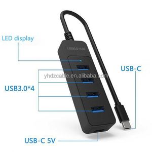 Wholesale <b>USB</b> Splitter Type-C Docking Station Computer 3.0 <b>Hub</b> 4-in-1 <b>USB</b> 3.0 Expansion <b>Hub</b> - Product Image 6