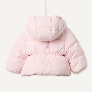 <span class=keywords><strong>Veste</strong></span> matelassée à capuche imperméable pour filles, teinte en pièce, avec fermeture éclair sur le devant - Product Image 5