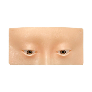 Masque réutilisable en silicone pour le visage et le corps, modèle d'entraînement pour maquillage permanent et cils, idéal pour la formation en cosmétiques - Product Image 2