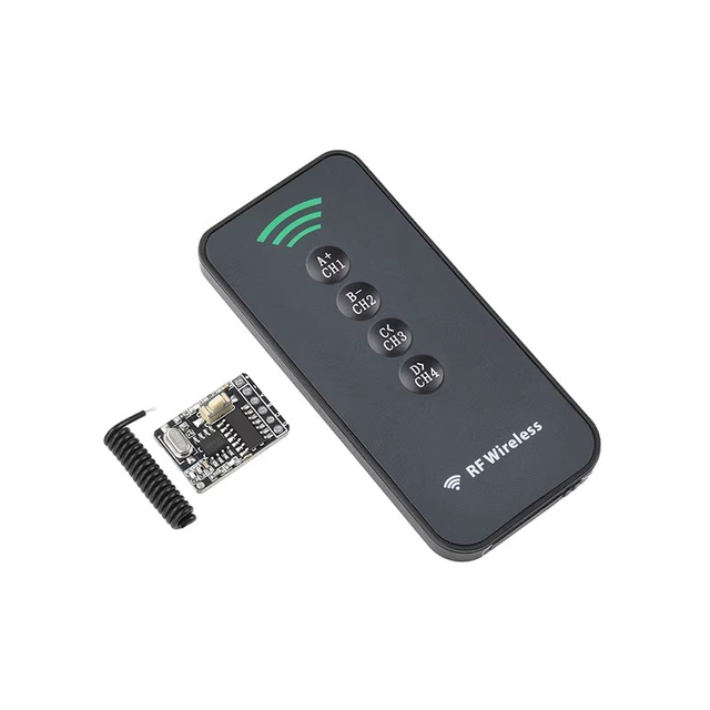 DC3-5V 4-channel Wireless Learning Module Wireless Receiving Module 4-key 433MHz Remote Control RF Receiver