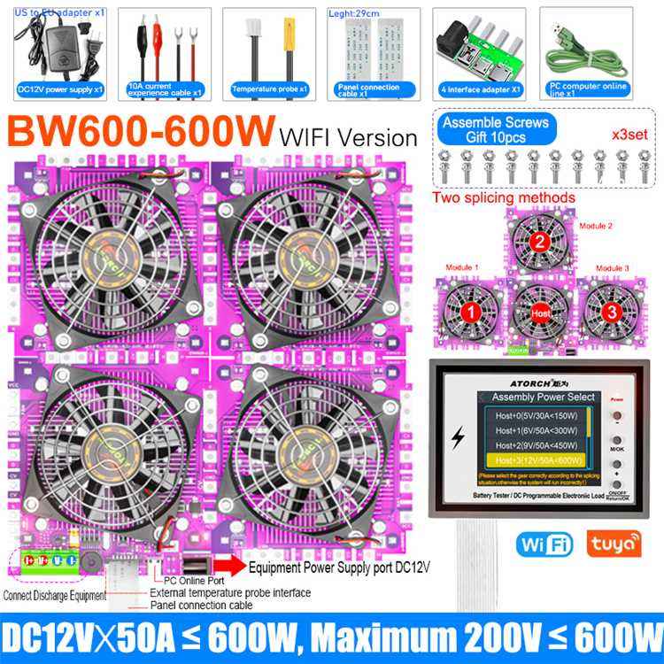 600W 200V 50A