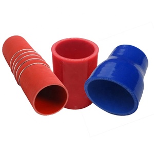4 ply Polyester gia cố thẳng Silicone ống giảm tốc màu đen đỏ xanh intercooler Coupler - Product Image 2