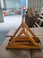 Serrure de triangle de barrière de stationnement verrouillable serrure de stationnement de triangle anti-pression pliable