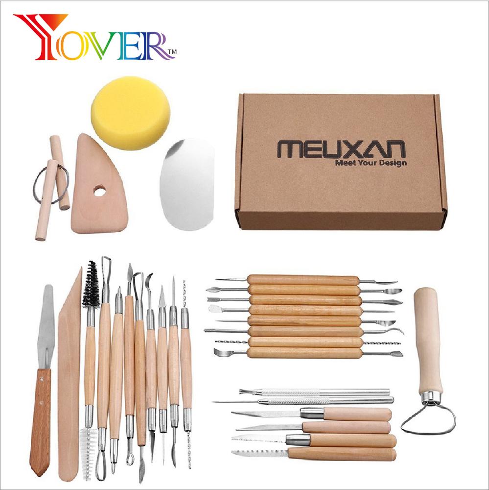 30 шт., набор инструментов для работы с гончарными изделиями