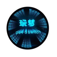 Lumière vidéo LED moderne pour piste de danse, tunnel miroir infini 3D, mur de vanité en verre IP65 pour application paysagère