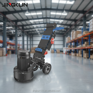 Machine à meuler le béton manuelle industrielle JINGKUN, petite, haute efficacité, portable, capable de lisser les bords du sol, 4 kW - Product Image 2