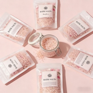 Sachet en plastique personnalisé avec logo imprimé, refermable et résistant à l'humidité, pour emballage de savon au sel de mer - Product Image 5