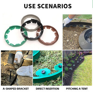 L-hình đùn-phun-cỏ đá biên giới edging gốc cô lập vành đai lát cây xanh vườn bùn nước rào cản dải - Product Image 3