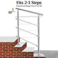 TAKA Edelstahl Treppe Cross Bar Rohr Geländer pfosten Balustrade Handlauf Treppe Edelstahl Rohr Geländers ystem