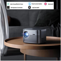 Mini projecteur portable Cheerlux à mise au point automatique avec WIFI et Android pour smartphone, ordinateur, ordinateur portable, DVD