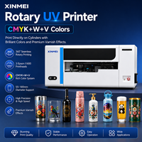 Impresora UV Rotativa Multifunción XINMEI para Botellas, Vasos, Tazas, Productos Cilíndricos, Impresión Personalizada, Impresora de Cilindros