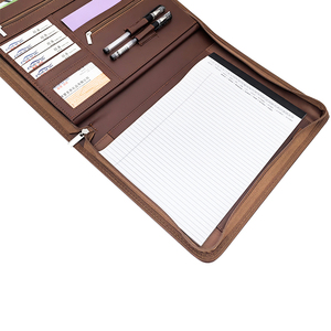 Modernqiu Chất lượng cao tùy chỉnh A4 PU da <span class=keywords><strong>padfolio</strong></span> - Product Image 6