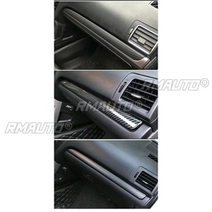 คาร์บอนไฟเบอร์แผงหน้าปัดคอนโซลกลางแถบความสว่างตกแต่งภายในสำหรับซูบารุ ฟอเรสเตอร์ 2013-2015 2016-2018 - Product Image 3