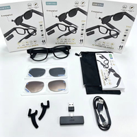 Lunettes de soleil intelligentes IA 2026 AIMB-G1 Max avec caméra IA intelligente 8MP, pour la photographie en extérieur et la traduction simultanée