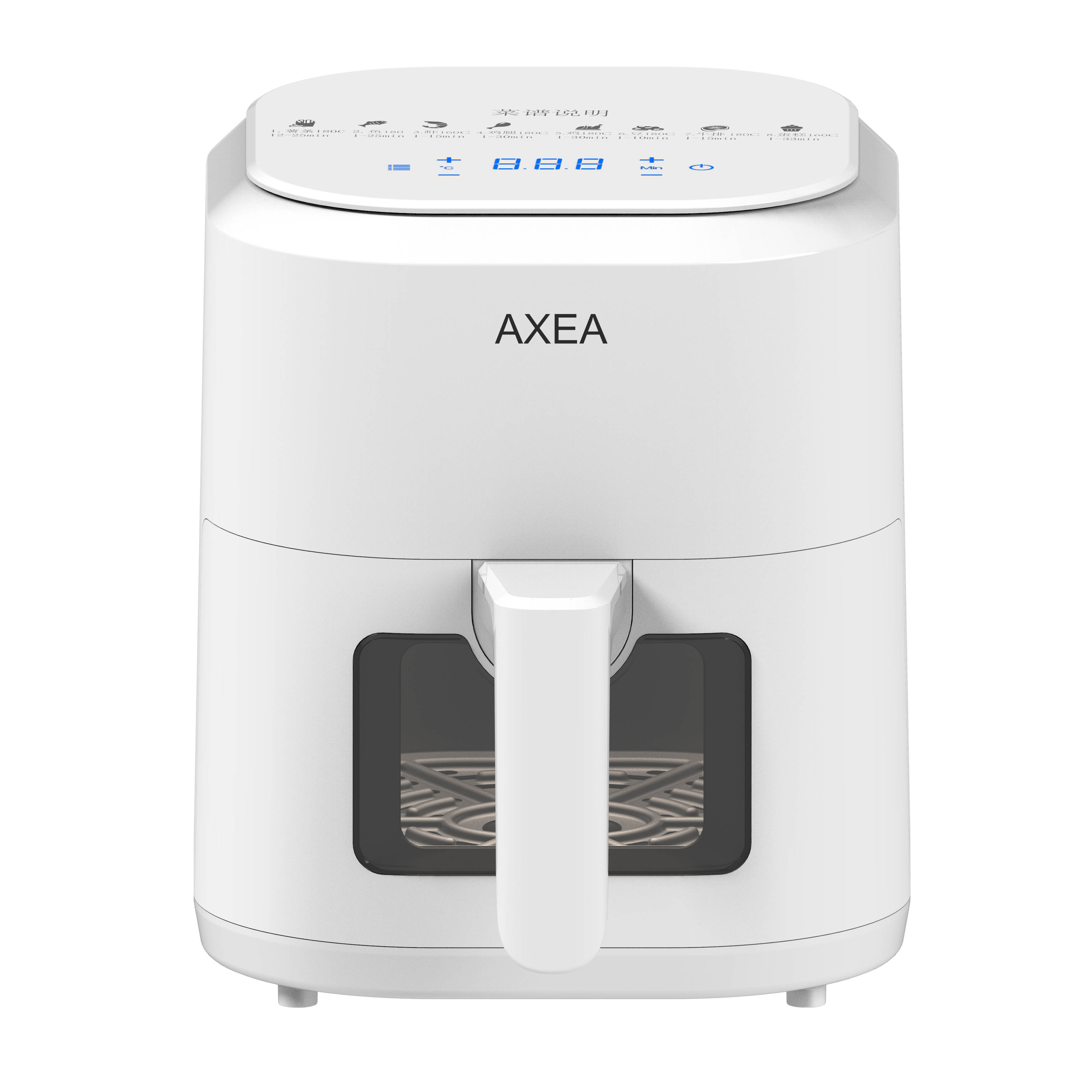 New Product Mini Household Appliances Digital Display Panel Air Fryer - Non Stick Visual Air Fryer