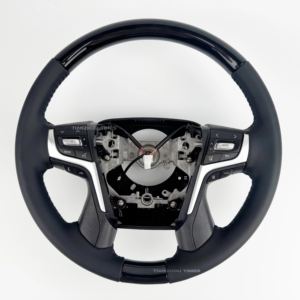 Volante de madera personalizado para Toyota Hilux N80 N70 Vigo Rocco Gr Corolla Altis Apex <span class=keywords><strong>Le</strong></span> Fortuner Camry Land Cruiser Hiace 86 - Product Image 4