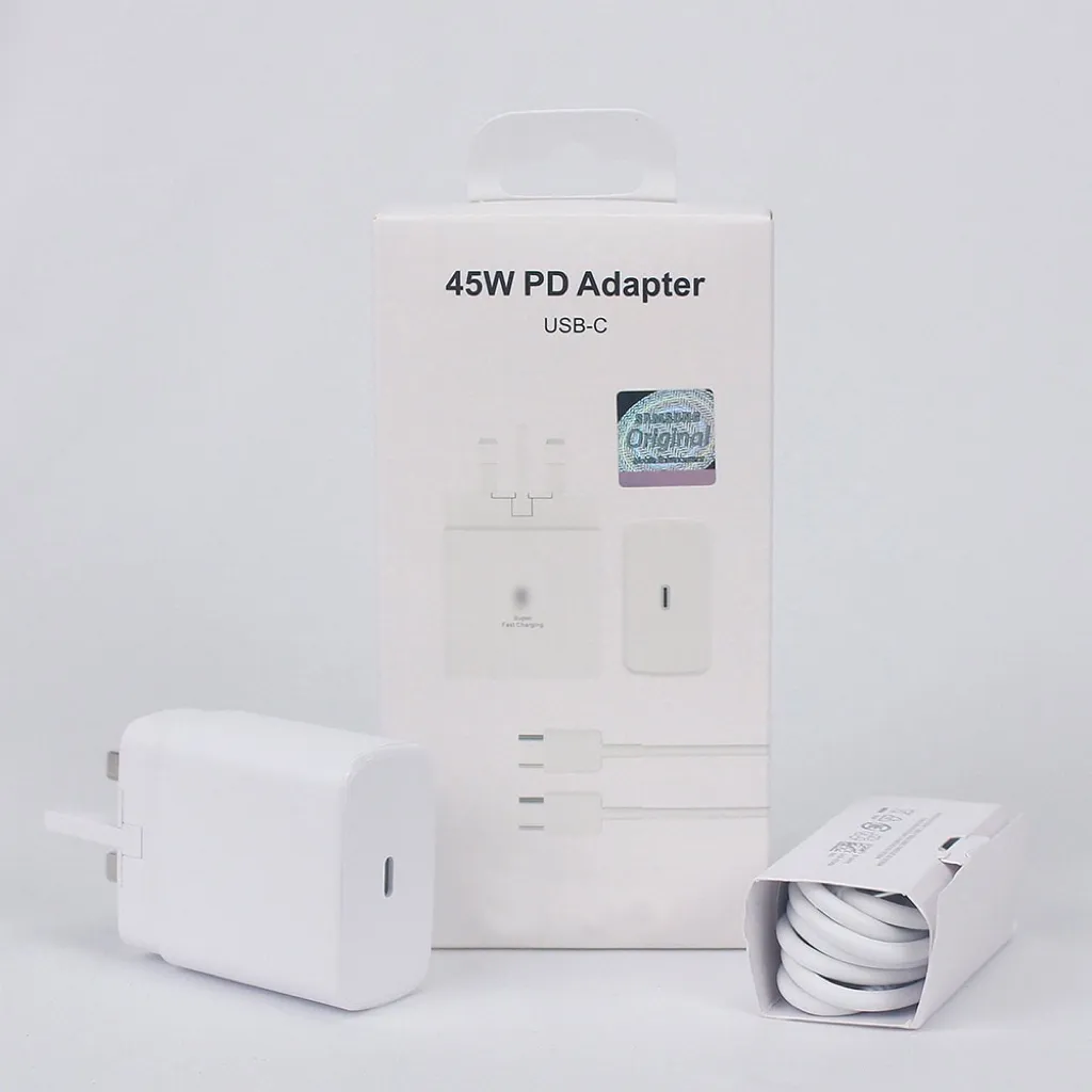 Super fasr charging 45W Power Adapter Wall Fast Chargers Type c For Samsung Galaxy S20 S21 Note 10 Pro