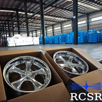 Jantes forgées RCSR Works VS-KF 5x120 5x114.3 pour BMW M3 M4 Audi RS5 RS3 19 20 pouces, jantes en alliage forgé sur mesure pour course, chromées