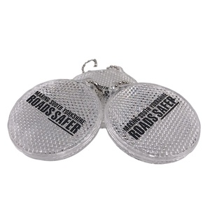 High Quality Promotion Sublimation PVC <b>Safety</b> Reflective <b>Keychain</b> - Product Image 4