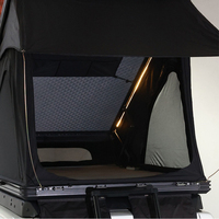 Nueva tienda de techo de coche familiar emergente, cubierta dura, techo de aluminio, triángulo, actualización de Camping, tienda automática en la azotea