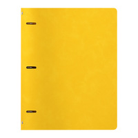 Organiseur de documents en cuir PU souple personnalisé format A4, classeur à feuilles mobiles, couverture de carnet de notes, planificateur, classeur à 3 anneaux
