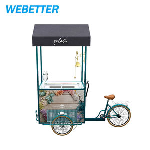 WEBETTER Chariots de glaces personnalisables pour vélo, remorque à café, chariot à glace pour vélo commercial - Product Image 1