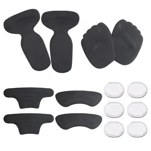 Free Size Double-Sided Adhesive Tape Sponge Foot Rest Pads Cushion Heel Cushion Inserts Reusable Soft Shoe Inserts Heel Cushion