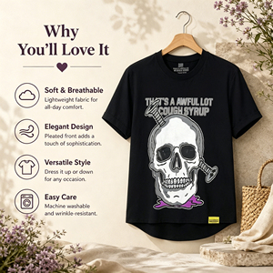 T-shirt décontracté unisexe style streetwear américain et hip-hop pour l'été 2026, vente en gros pour l'Amérique et l'Europe - Product Image 2