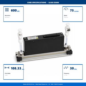 Tête d'impression jet d'encre compatible Kyocera KJ4B EX600 pour imprimante textile numérique, encre pigmentée réactive, haute vitesse 600 DPI, vente en gros OEM - Product Image 3