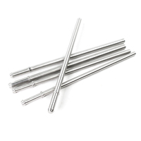Support de tige vertical 3/8" 1/2" à tête plate droite, support de tige pivotant à 90°, support de tige d'échappement vertical 7" 9" 12" pour béton